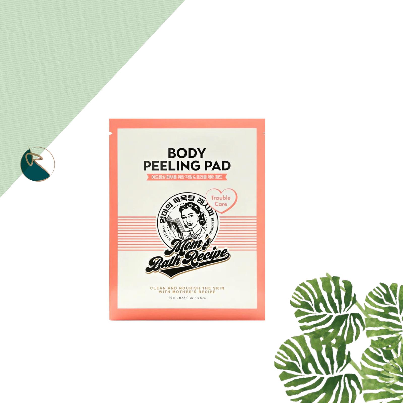 Mom's Bath Recipe BODY PEELING PAD Trouble Care